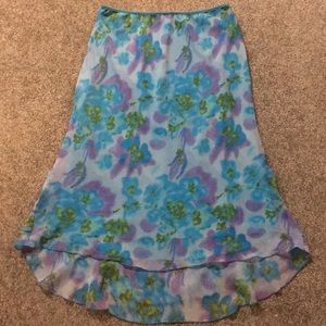 Studio Soleil blue/purple/green Skirt Size Medium